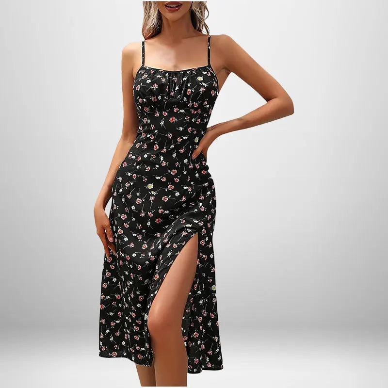 Floral Spaghetti Strap Dress