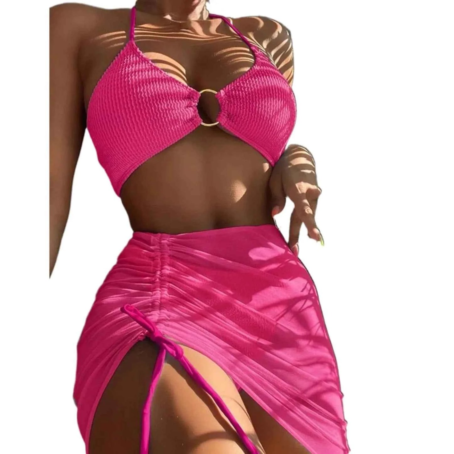 Seductive Three-Piece Bikini