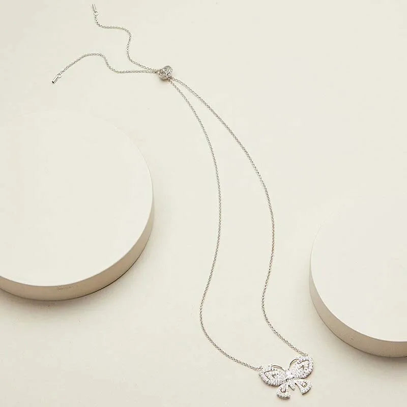 Butterfly Austrian Rhinestone Necklace