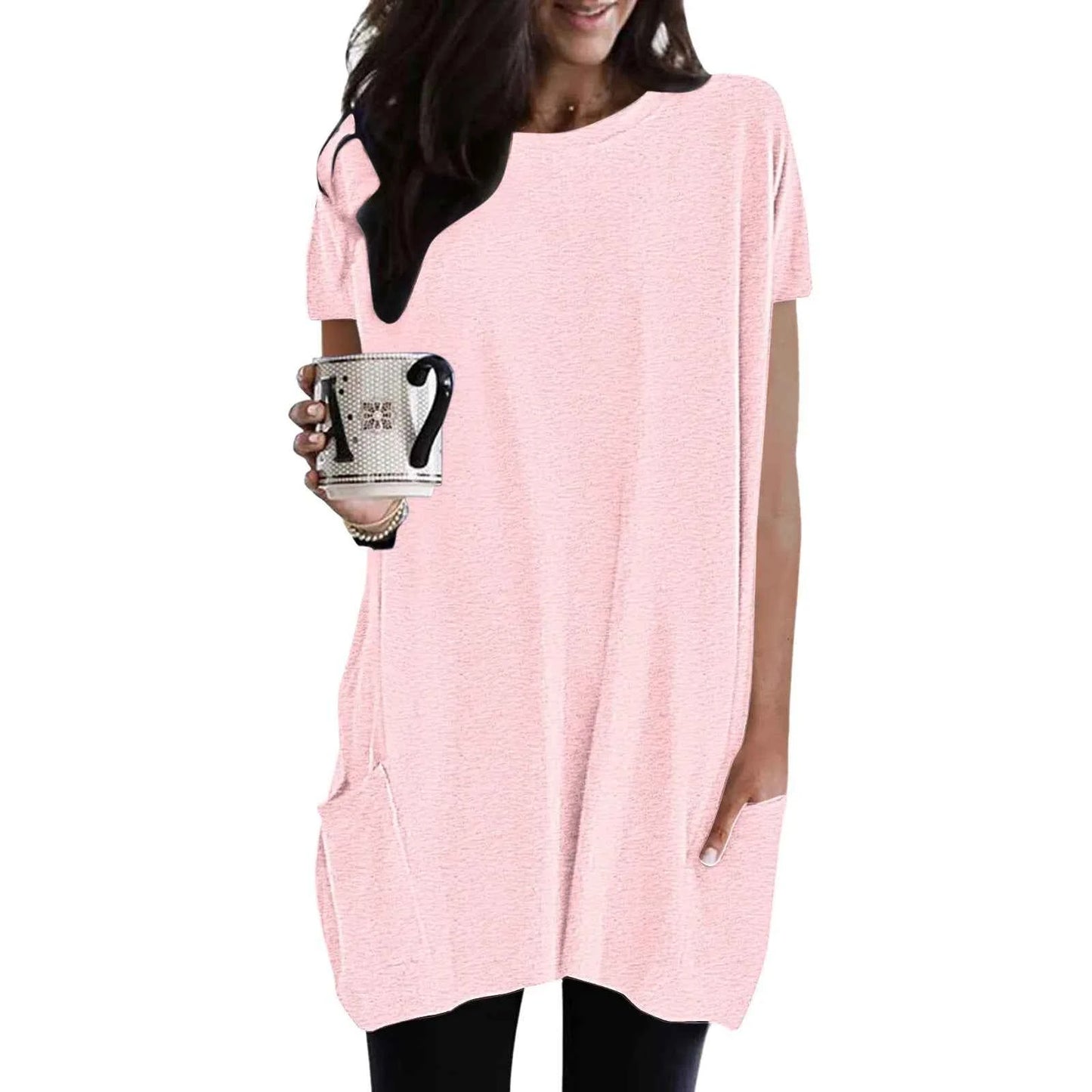 Casual Loose Pocket Tunic