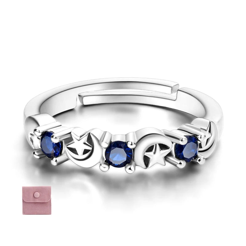 Holiday Outfit Moon Ring