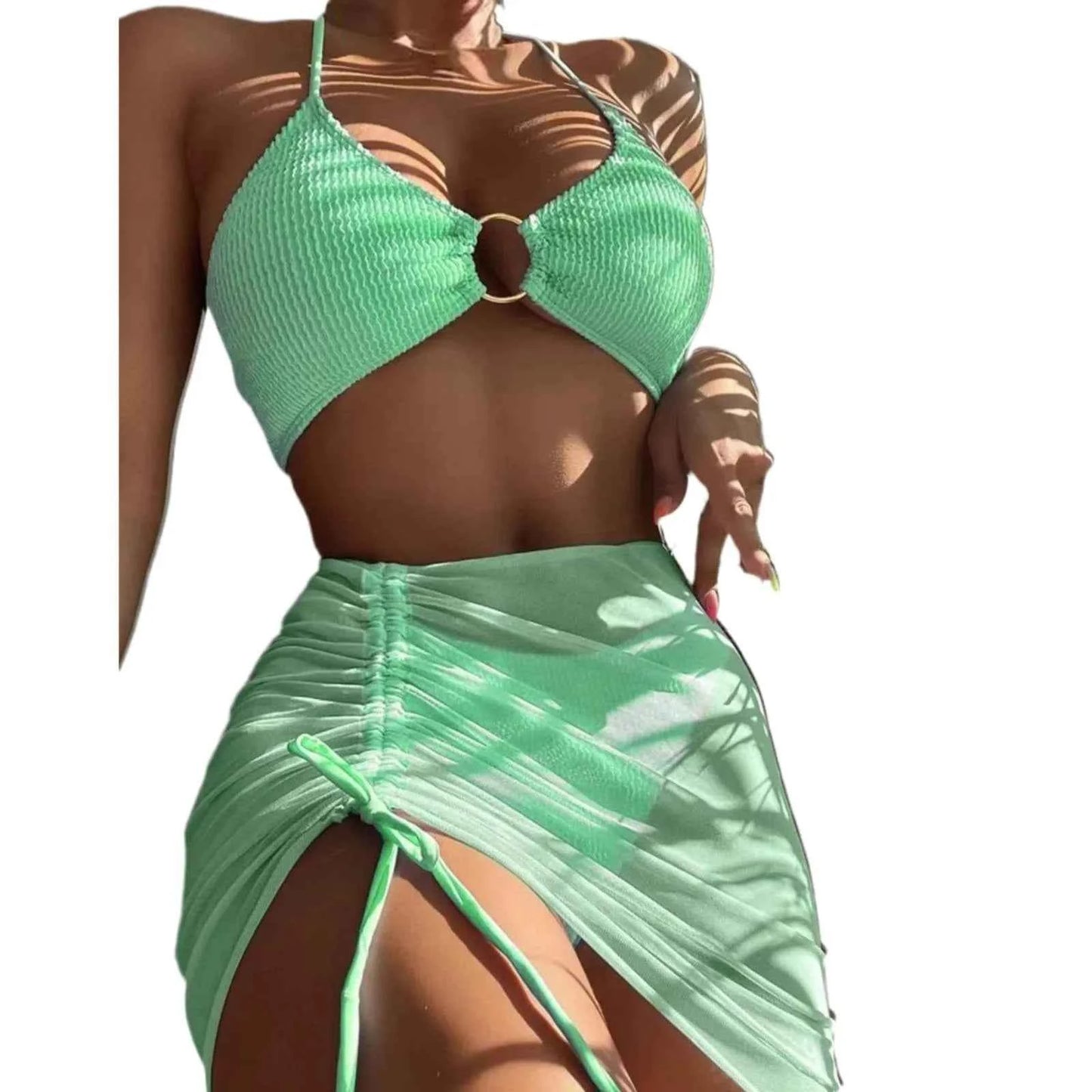 Seductive Three-Piece Bikini