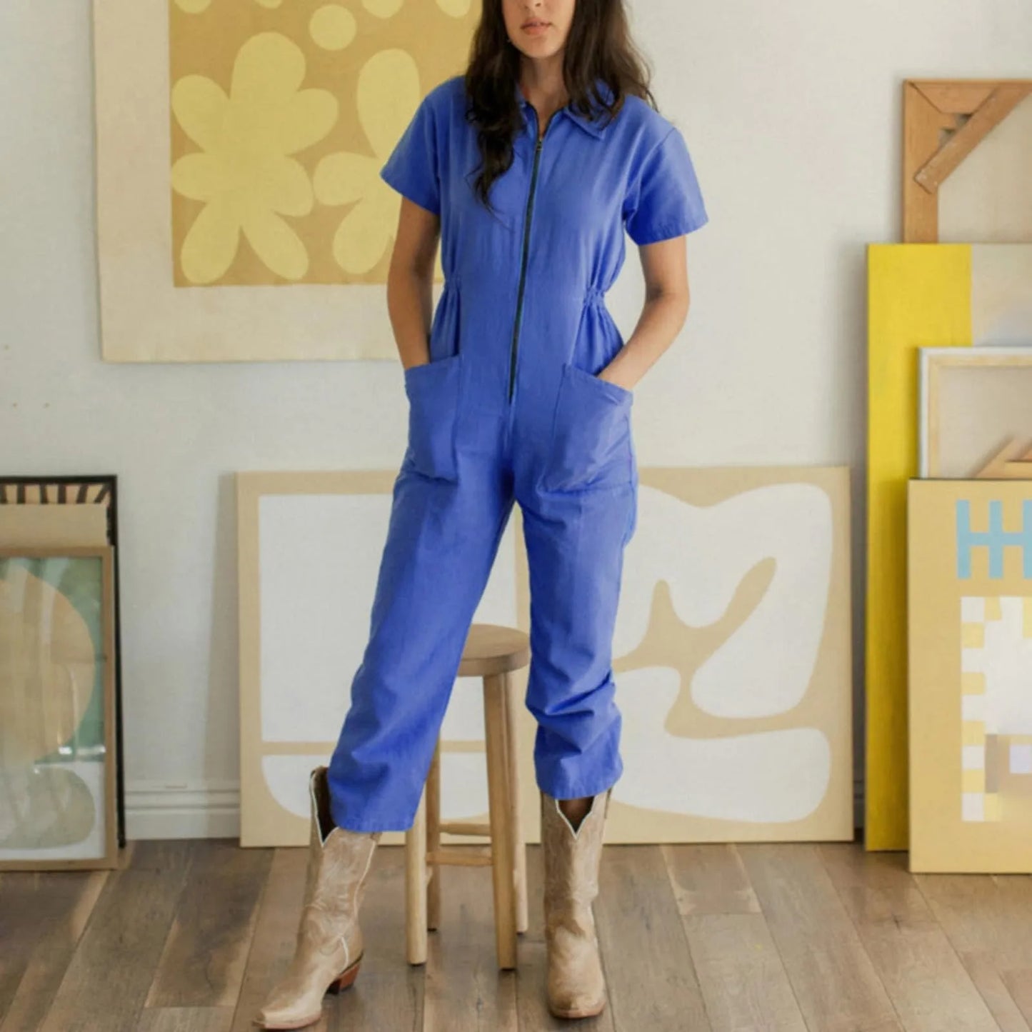 Retro Holiday Outfit Jumpsuit