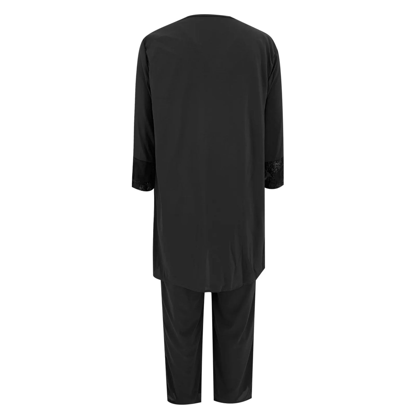 Elegant Chiffon Pants Set