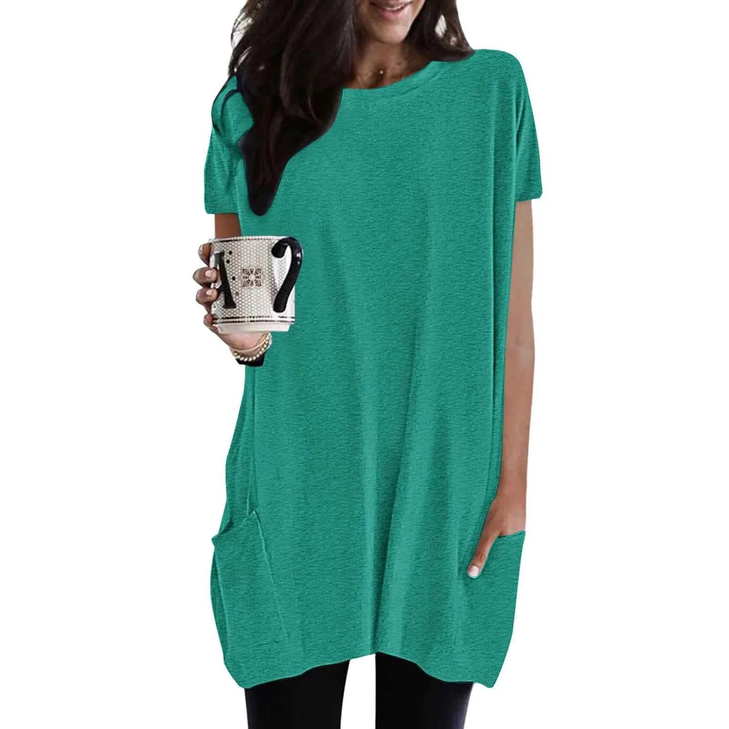 Casual Loose Pocket Tunic