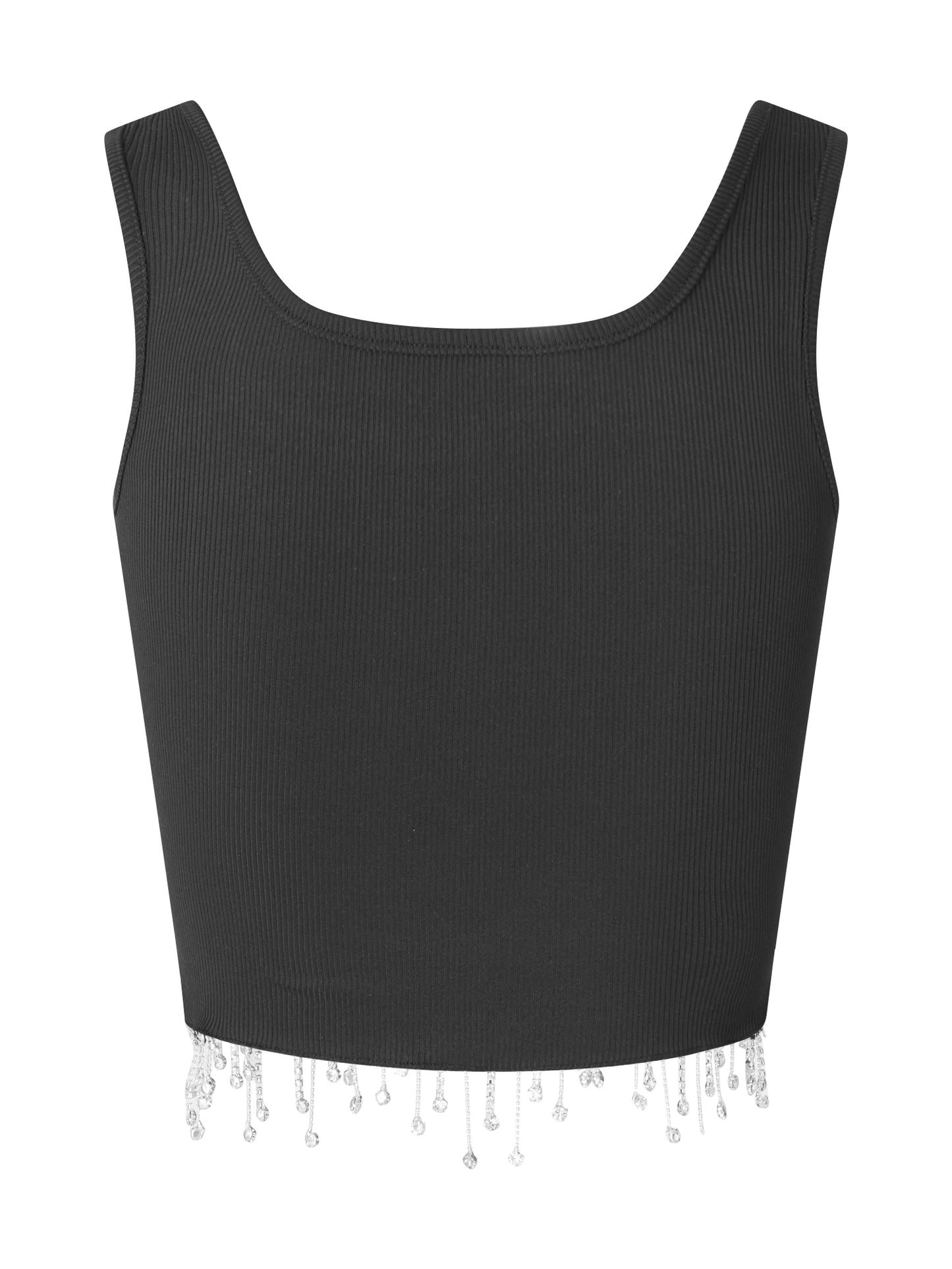 Tassel Rhinestone Camisole Top