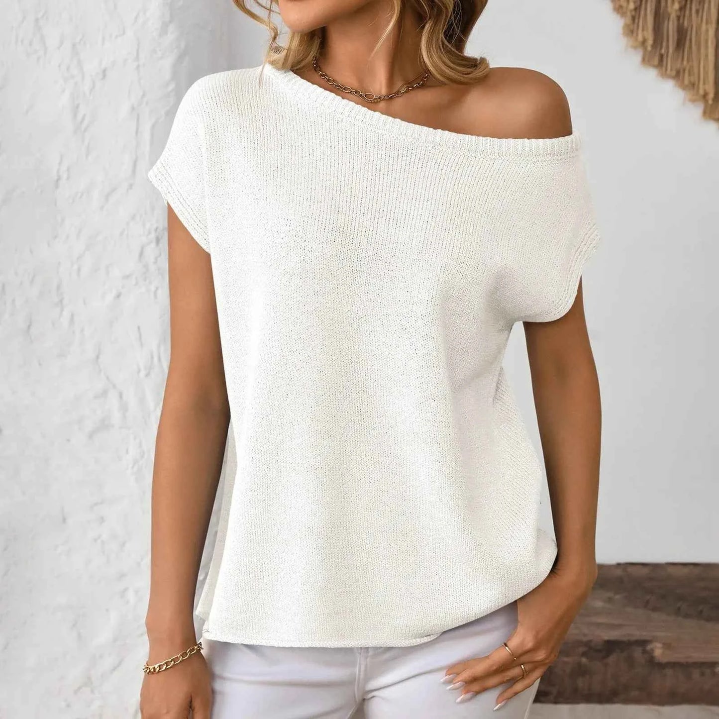 Off Shoulder Summer Tee