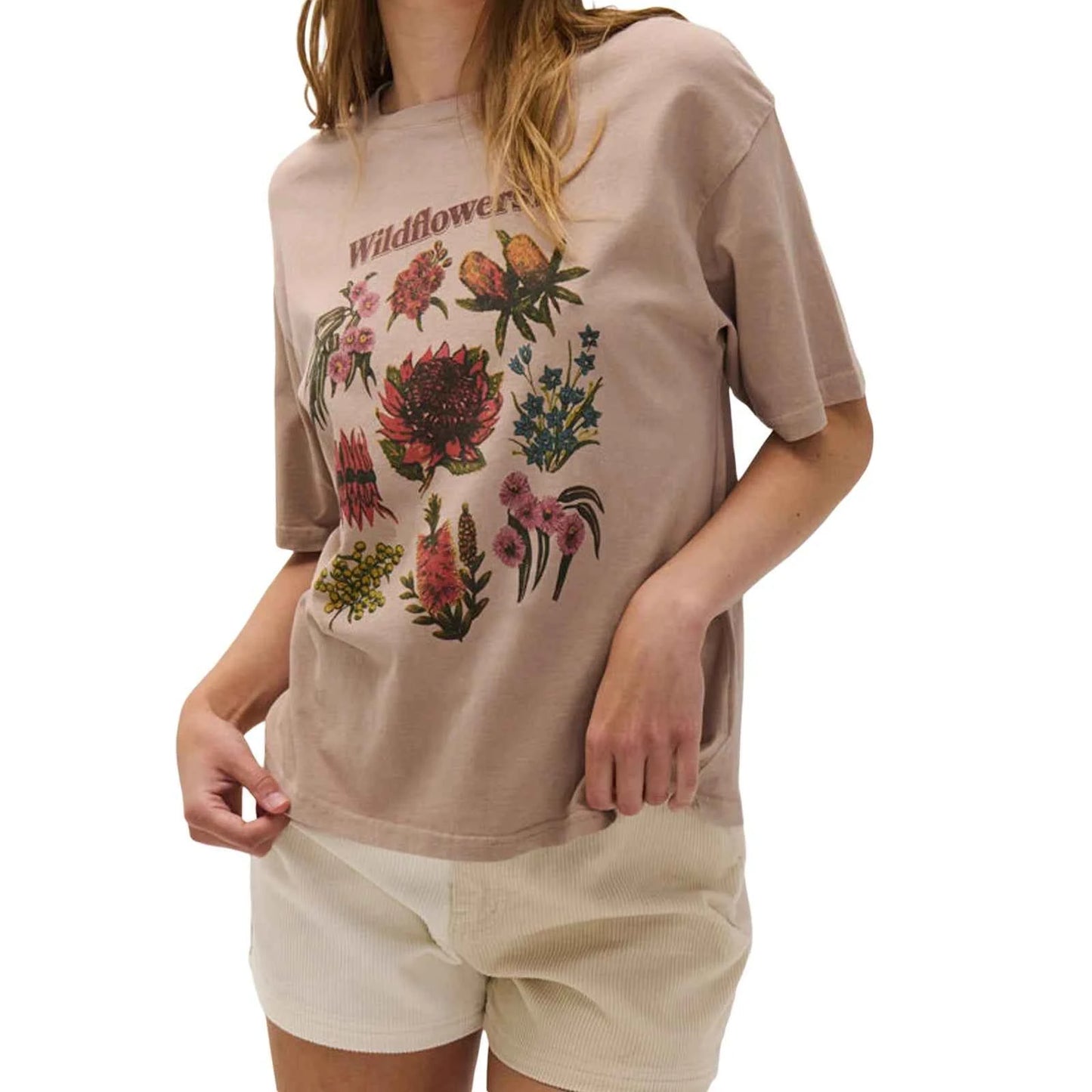 Floral Bird Print Tee