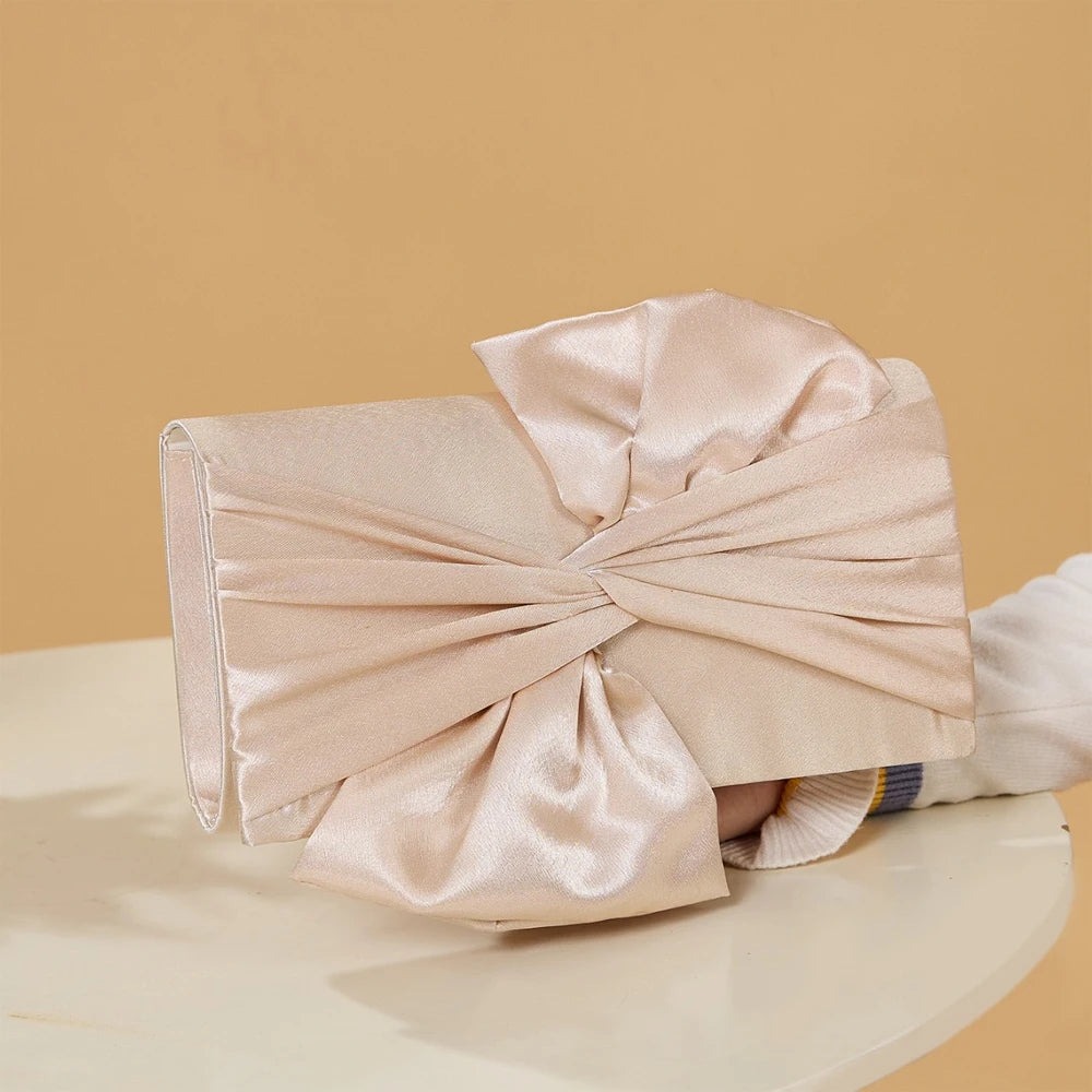 Elegant Pleated Wedding Clutch