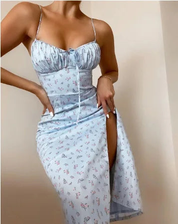 Floral Spaghetti Strap Dress