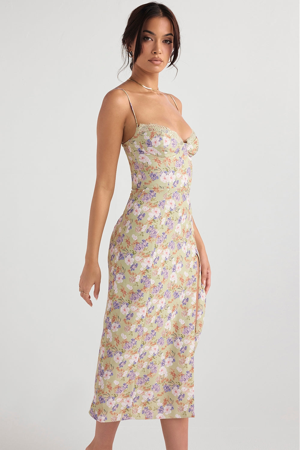 Lace Backless Sling Dress