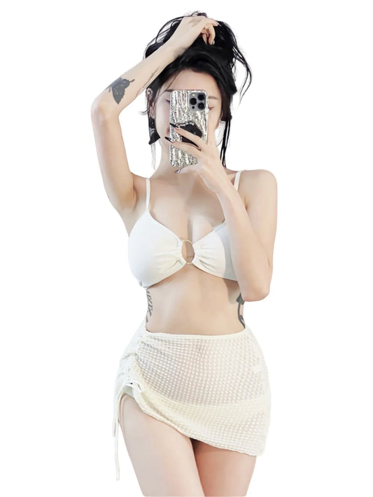 Tassel Bikini Coverup Set