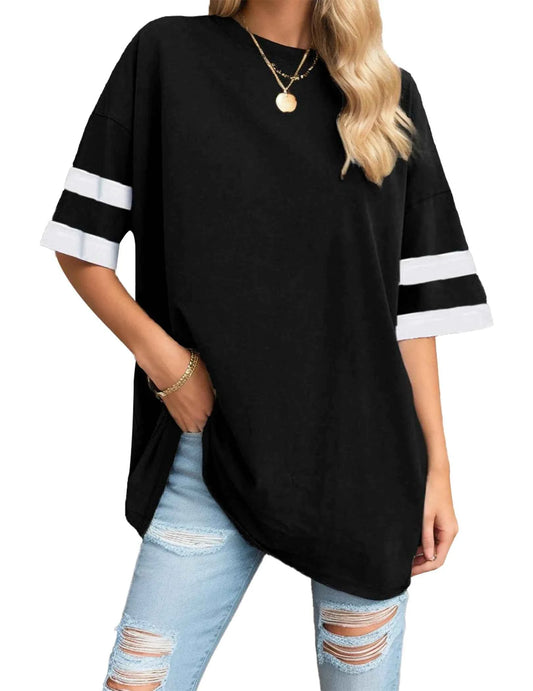 Oversized Color Block Tee