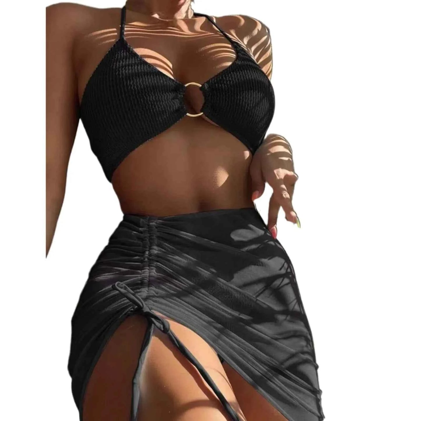 Seductive Three-Piece Bikini
