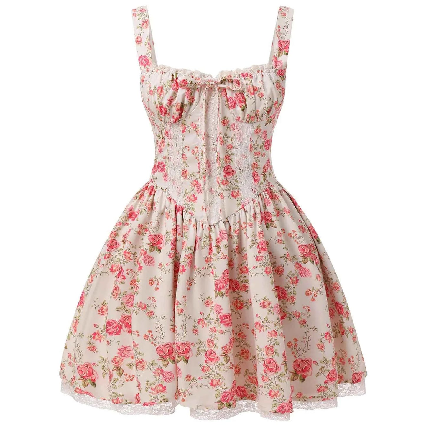 Women Floral Print Mini Dress