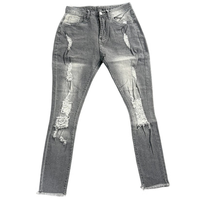 High Waist Ripped Jeans