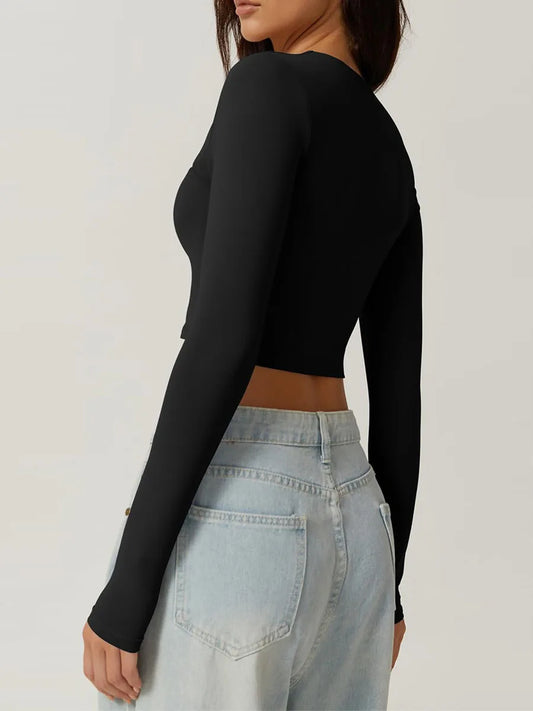 Square Neck Crop Top