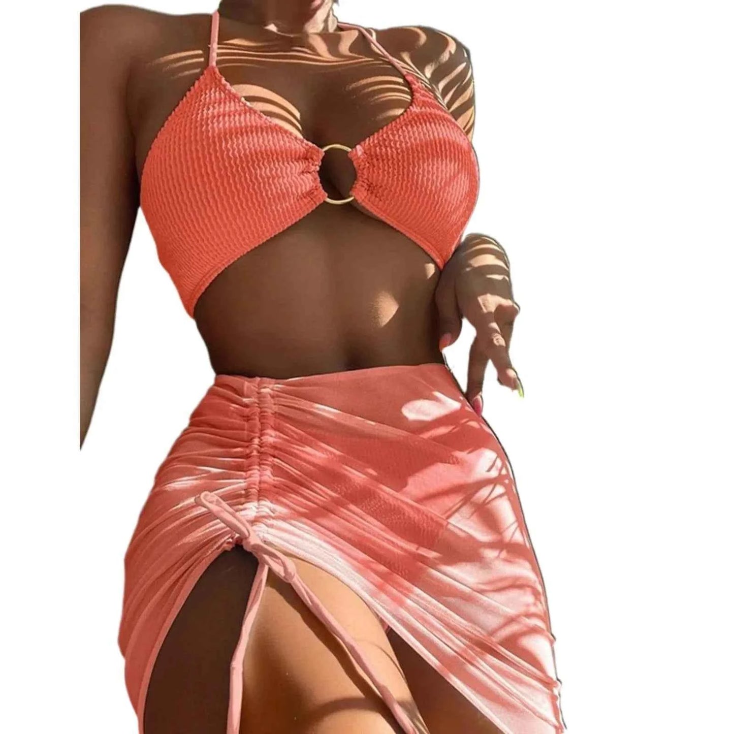 Seductive Three-Piece Bikini