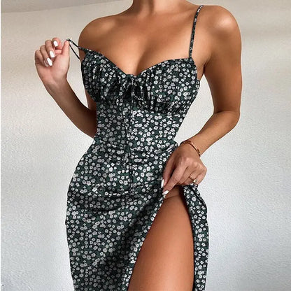 Floral Spaghetti Strap Dress