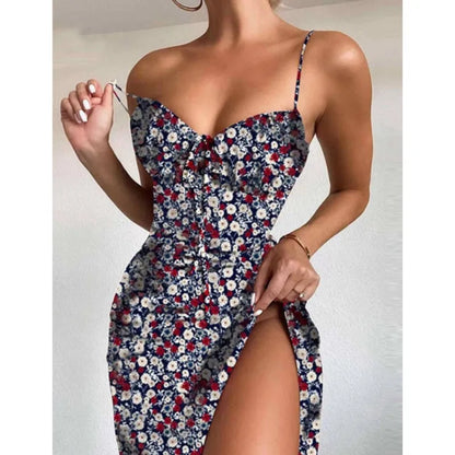 Floral Spaghetti Strap Dress