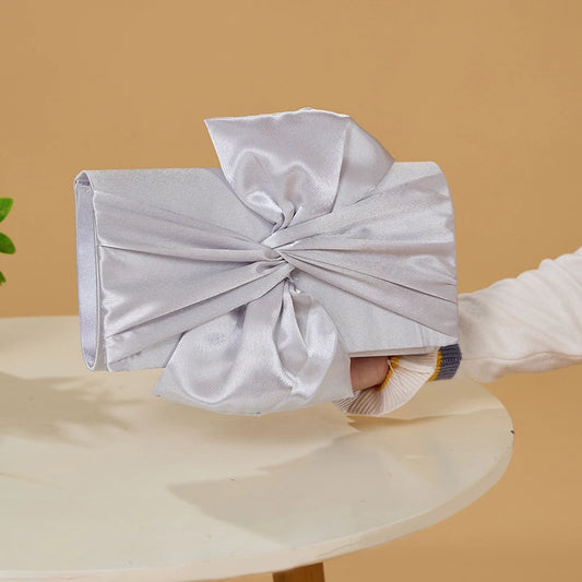 Elegant Pleated Wedding Clutch