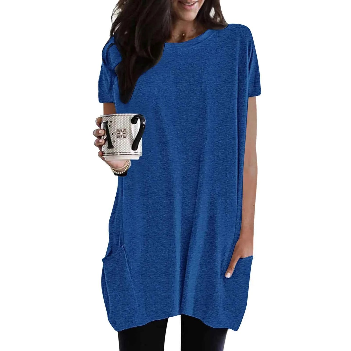 Casual Loose Pocket Tunic