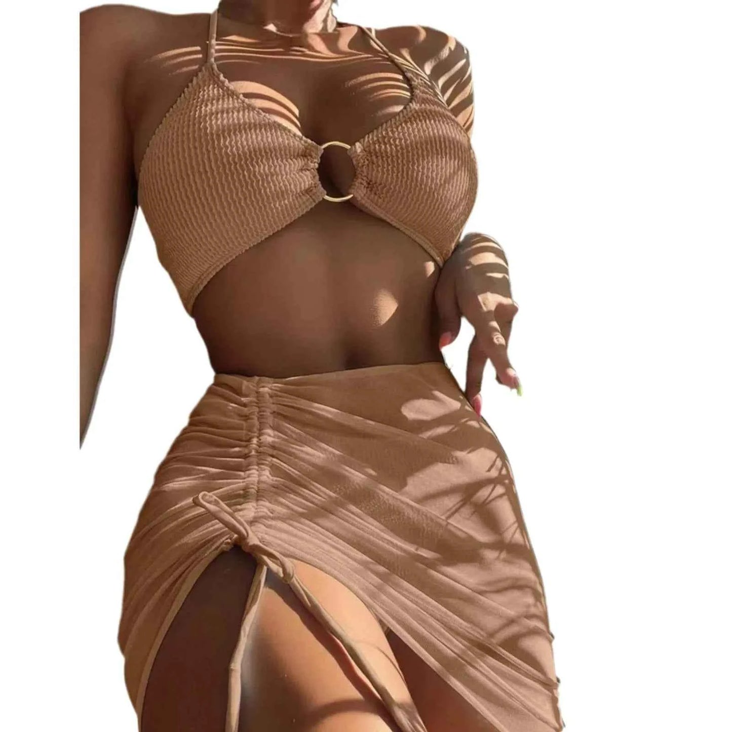 Seductive Three-Piece Bikini