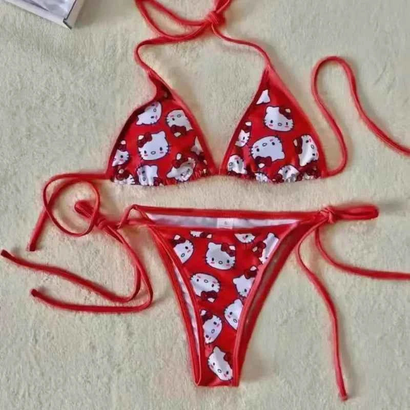 Hello Kitty Kawaii Bikini Set