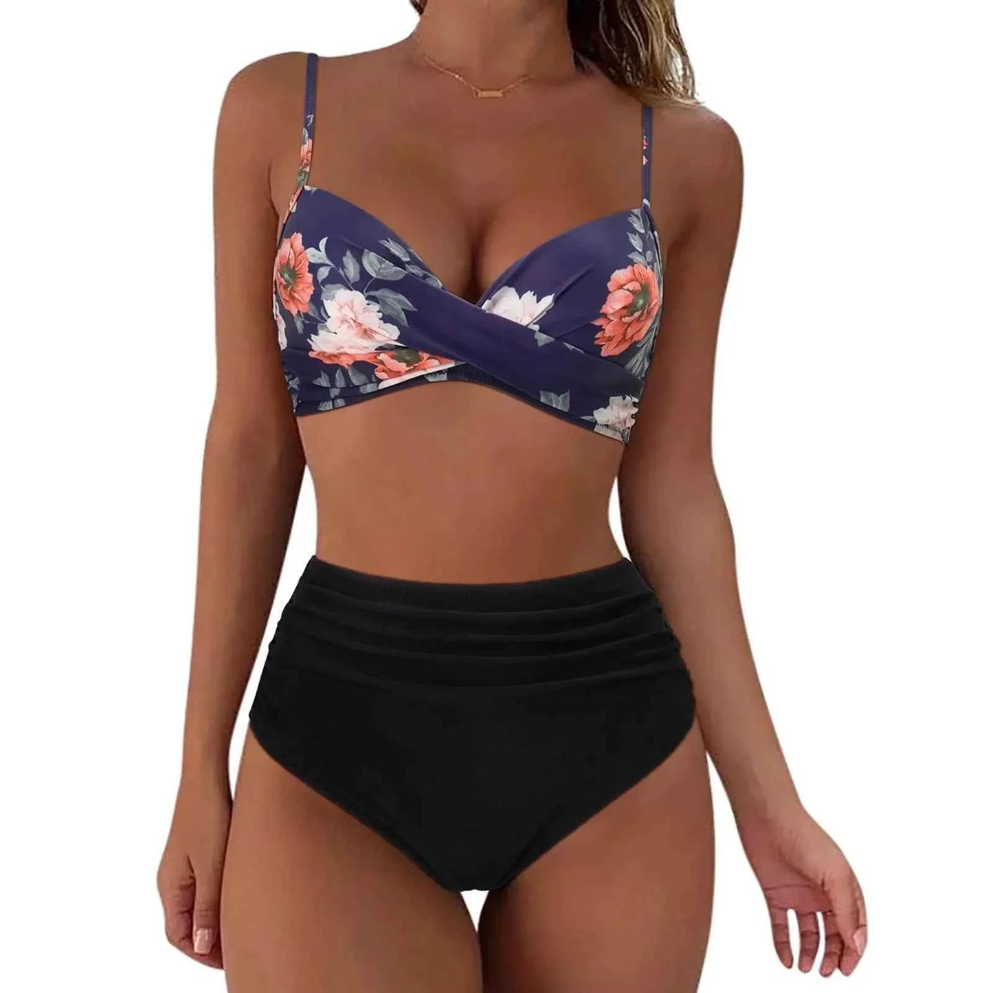 Retro Floral Monokini Set