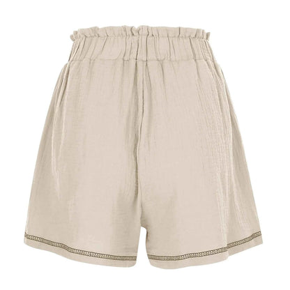 Women’s Solid Color Wide Leg Shorts