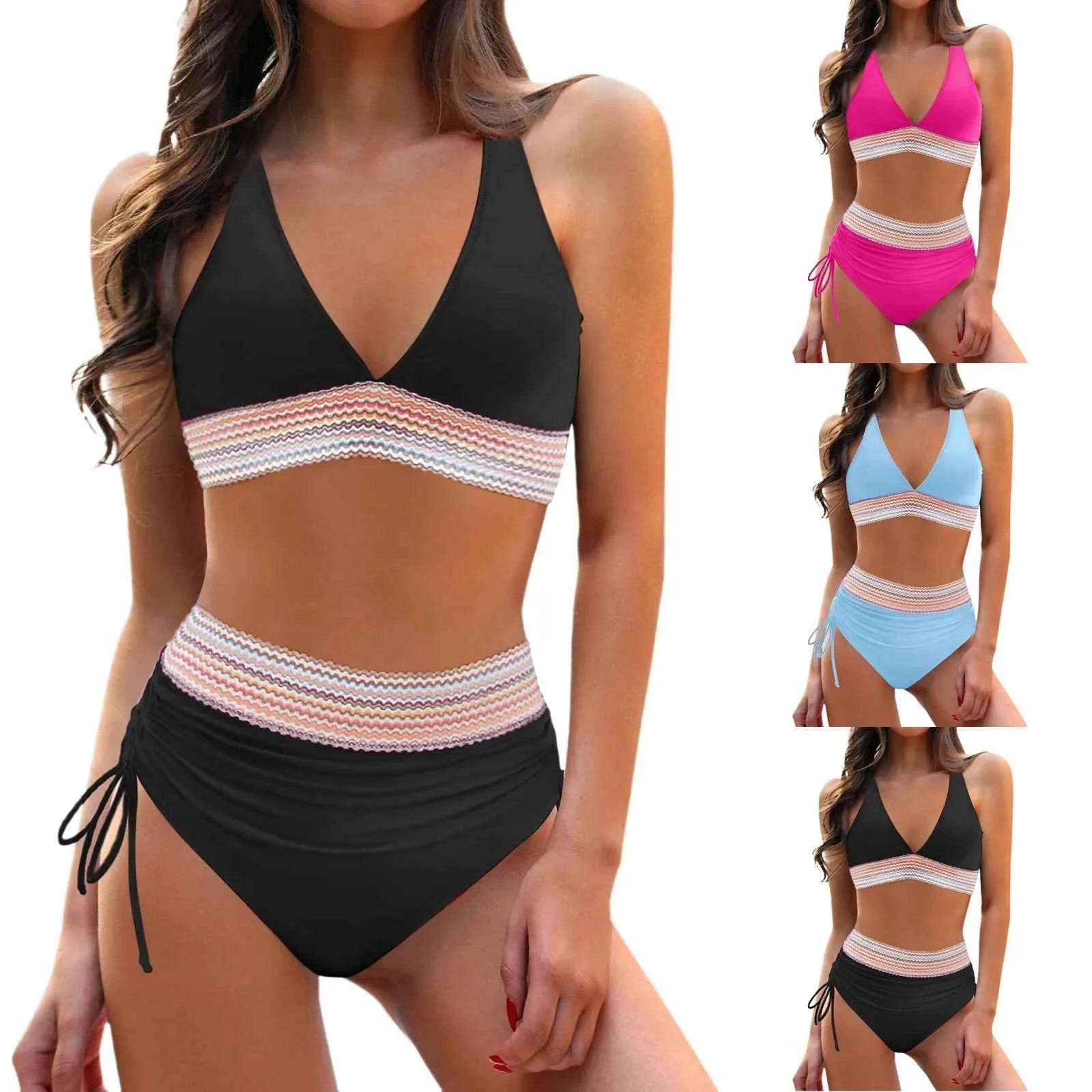 High Waisted Bikini Set