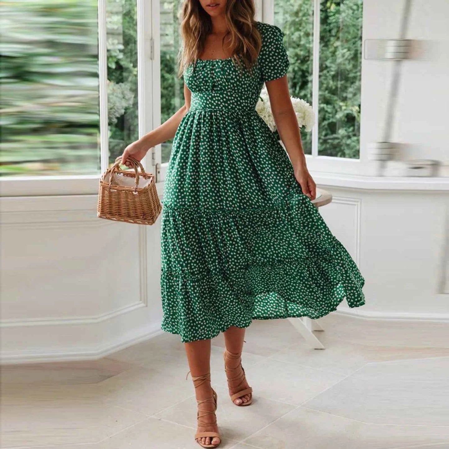 Elegant Summer Floral Dress