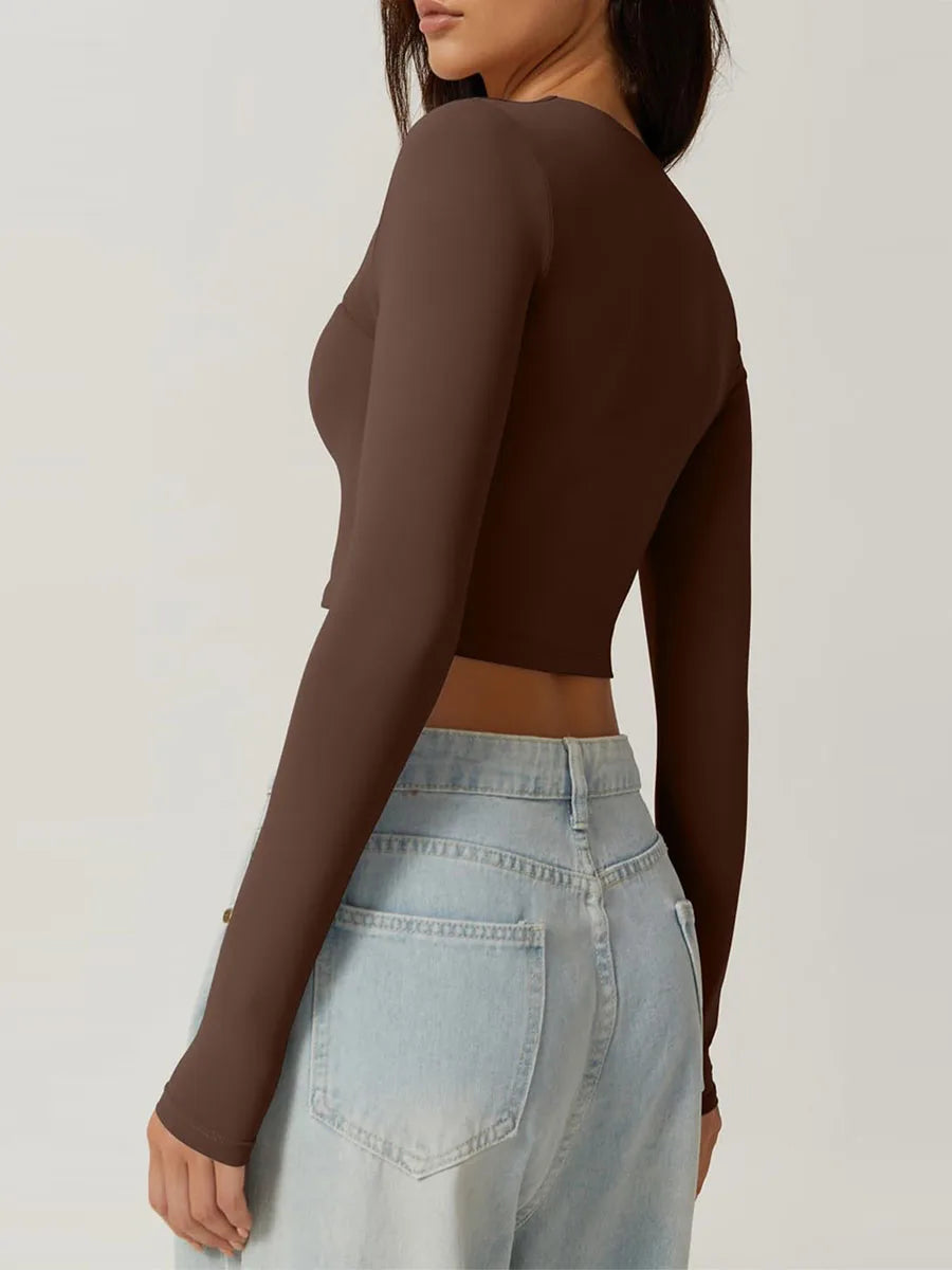 Square Neck Crop Top