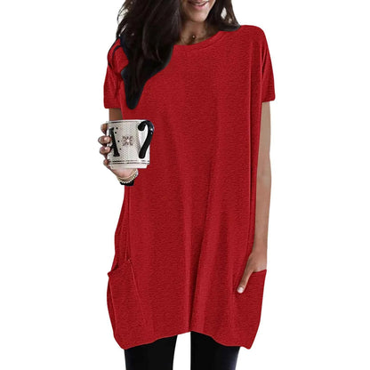 Casual Loose Pocket Tunic
