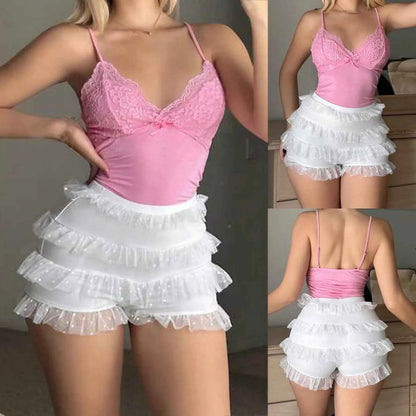 Sexy Ruffle Bow Shorts