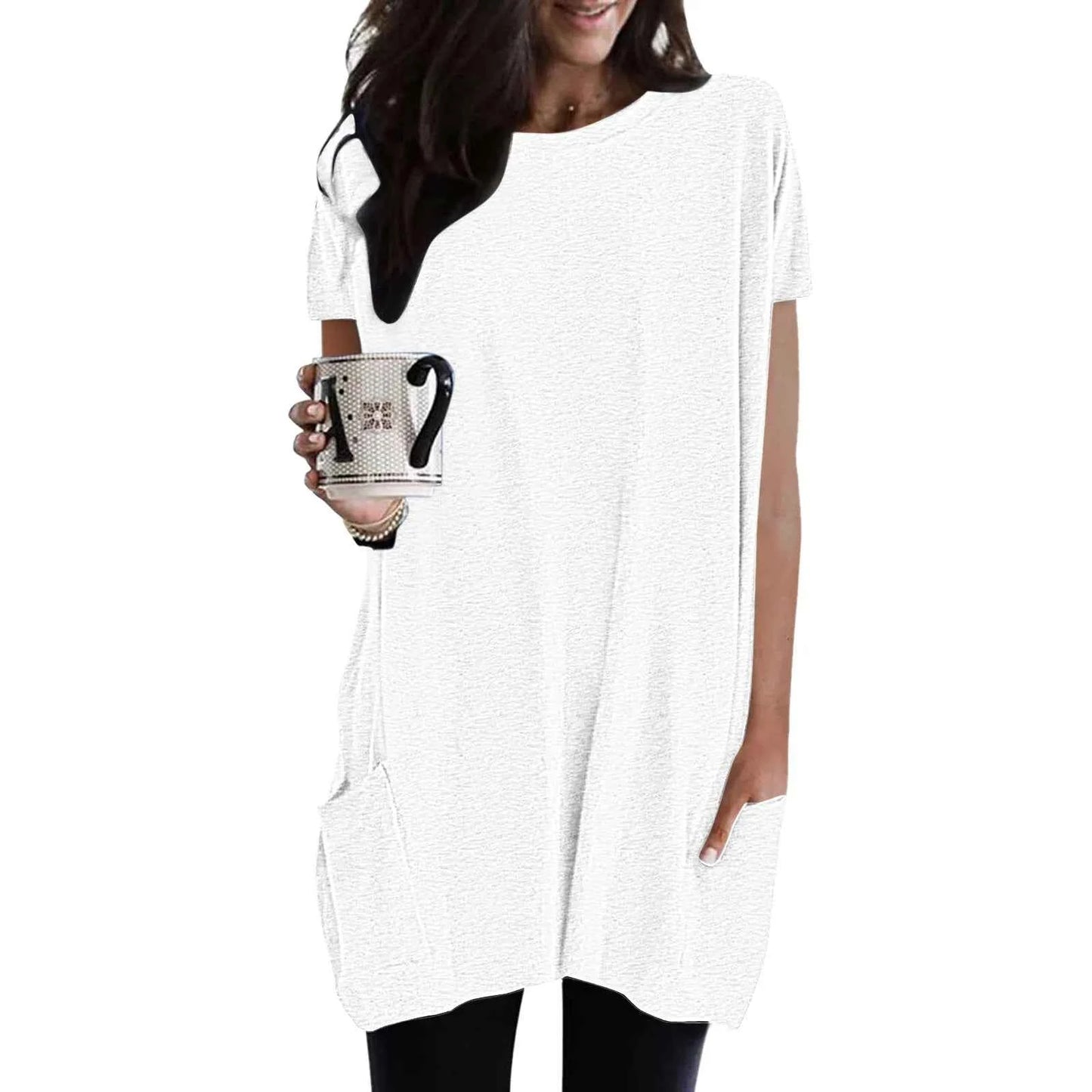Casual Loose Pocket Tunic