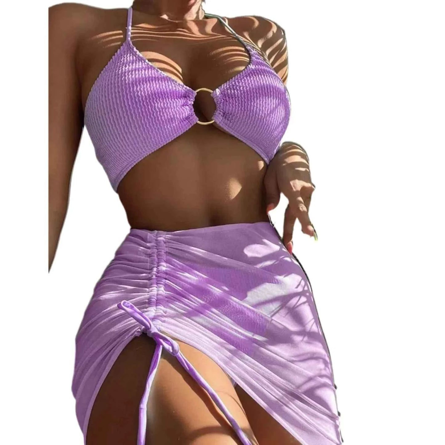 Seductive Three-Piece Bikini