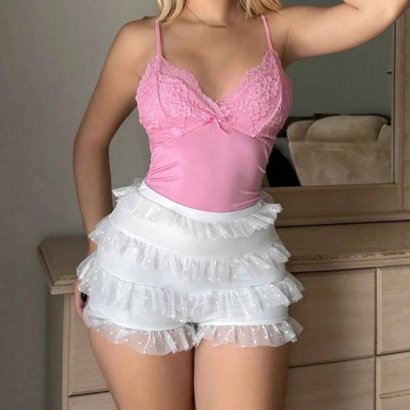 Sexy Ruffle Bow Shorts