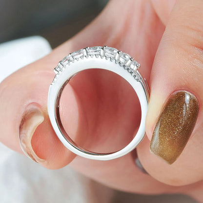 Luxury Moissanite Eternity Band