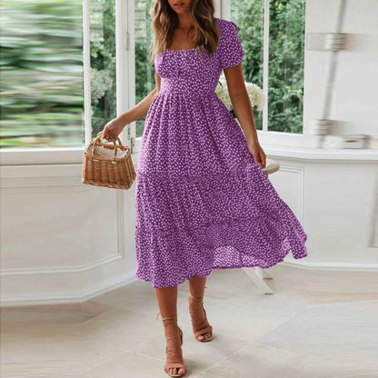 Elegant Summer Floral Dress