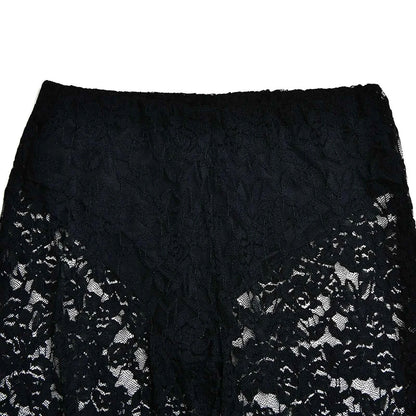 Women’s High-Waisted Lace See-Through Patchwork Pants