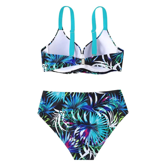 Botanical Print Bikini Set