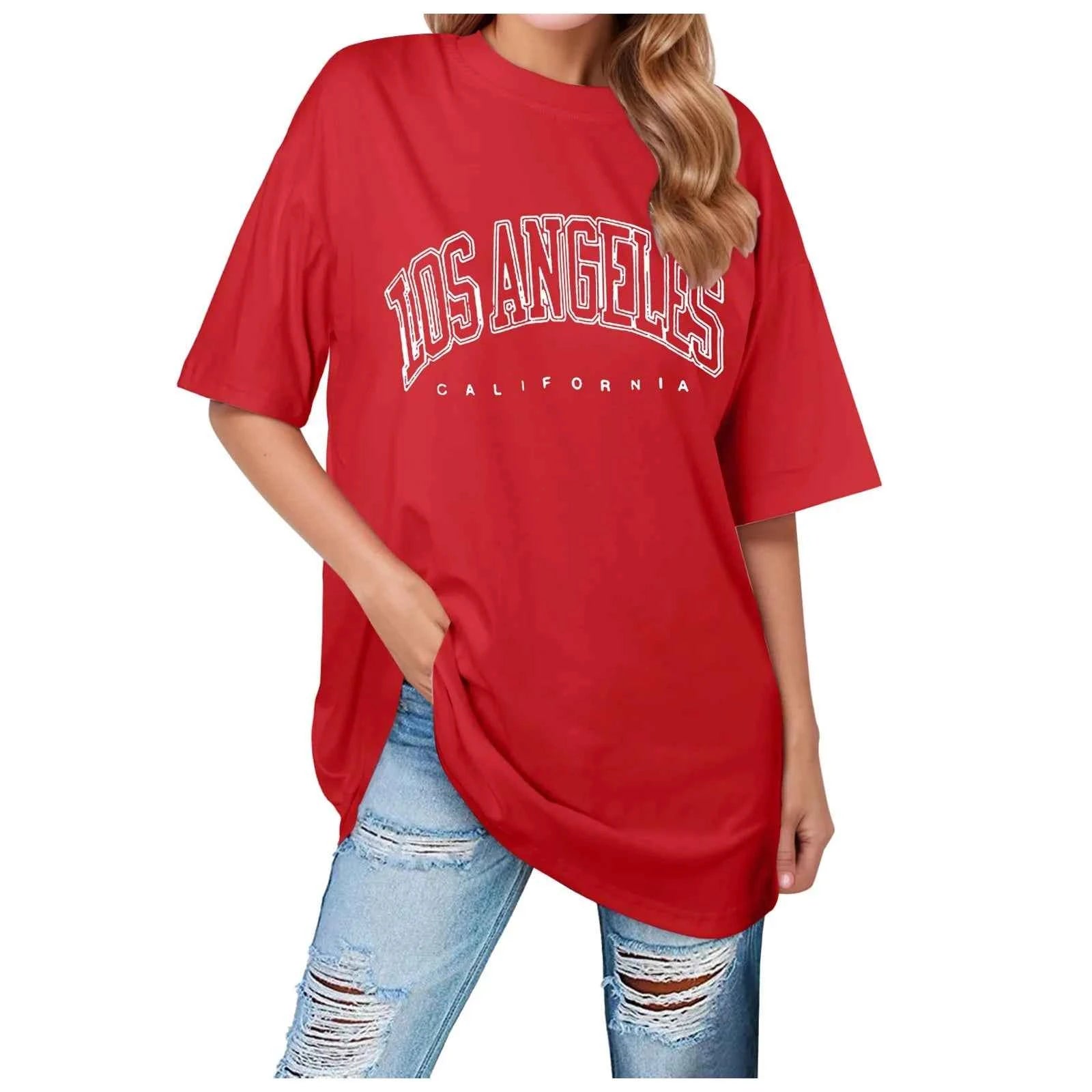 Street Hip Hop Oversized T-Shirt for Women