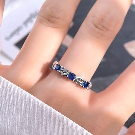 Holiday Outfit Moon Ring