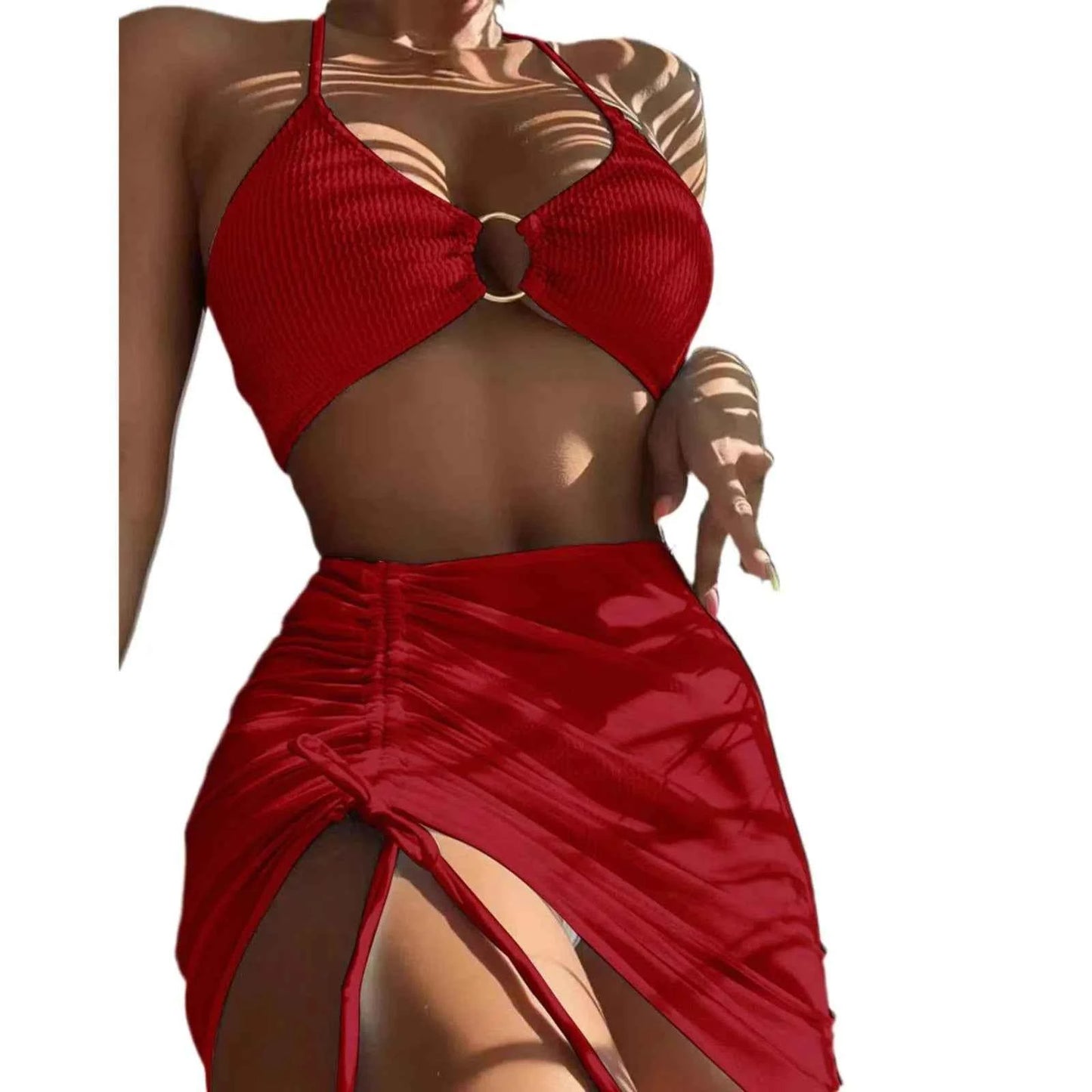Seductive Three-Piece Bikini