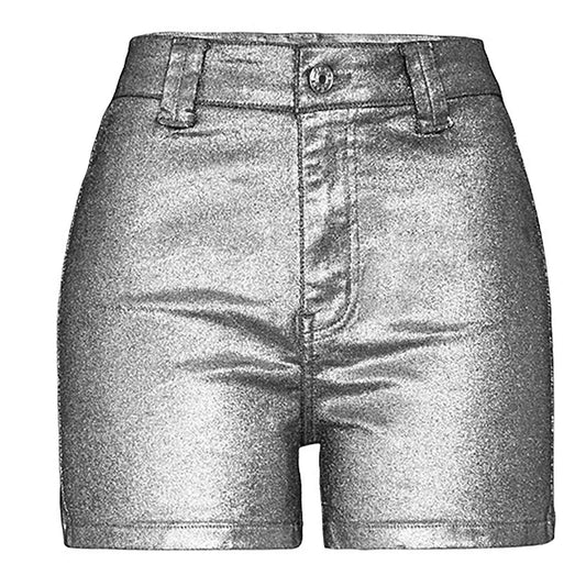 Women's High-Waisted Stretch Workout Gym Shorts – Nightclub Chic