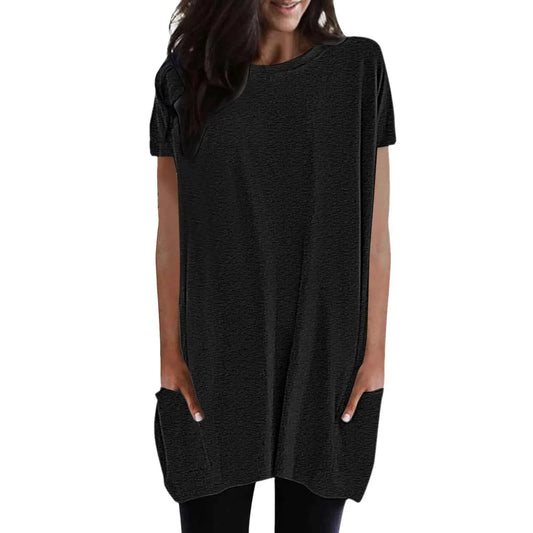 Casual Loose Pocket Tunic