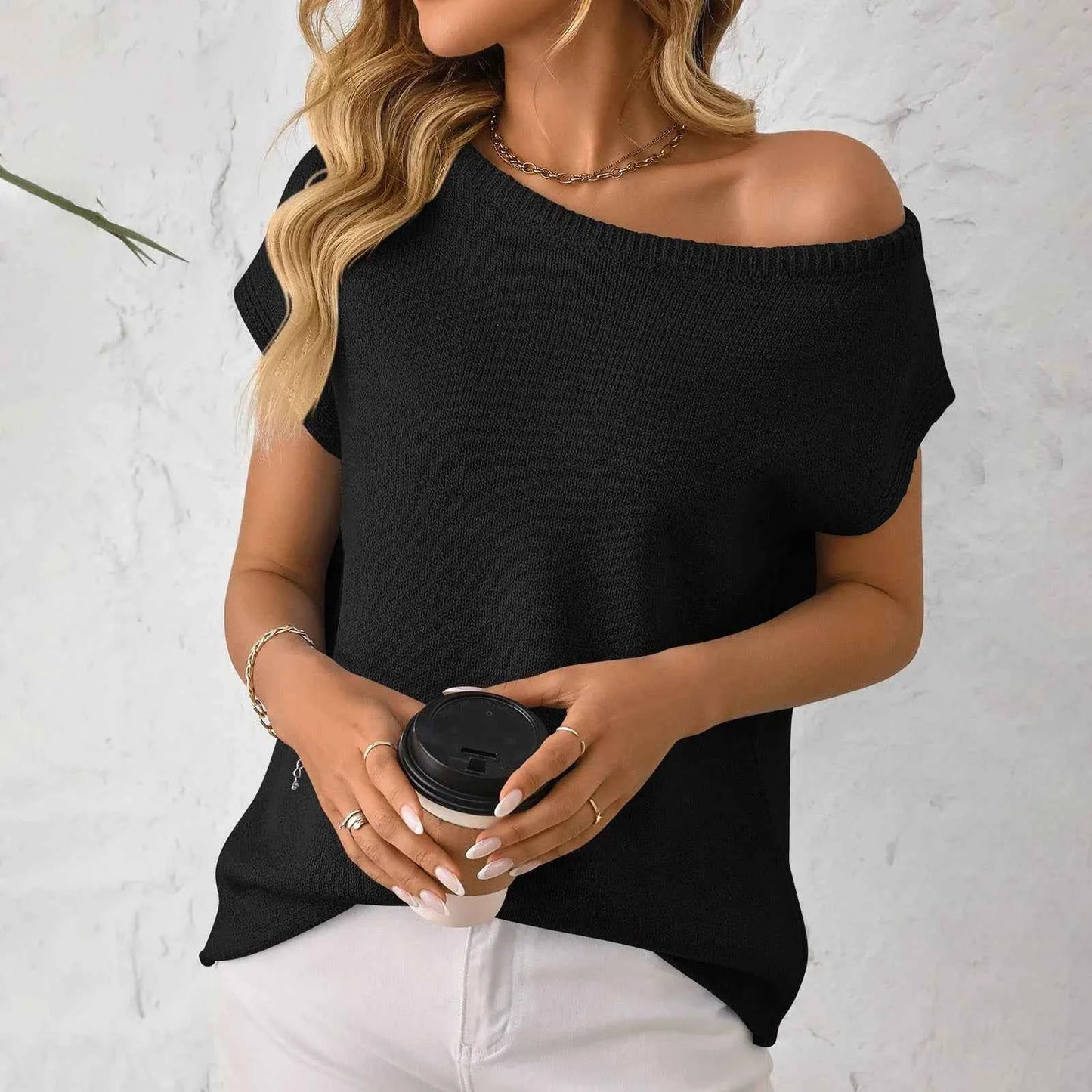 Off Shoulder Summer Tee