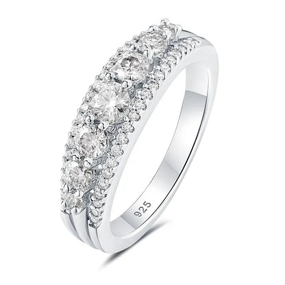 Luxury Moissanite Eternity Band