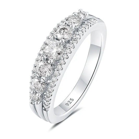 Luxury Moissanite Eternity Band